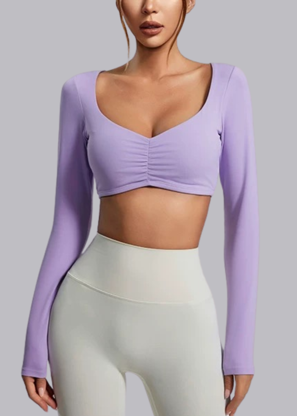 Tee-shirt Manche Longue - Brassière intégrée - Elena Marie Louise Paris