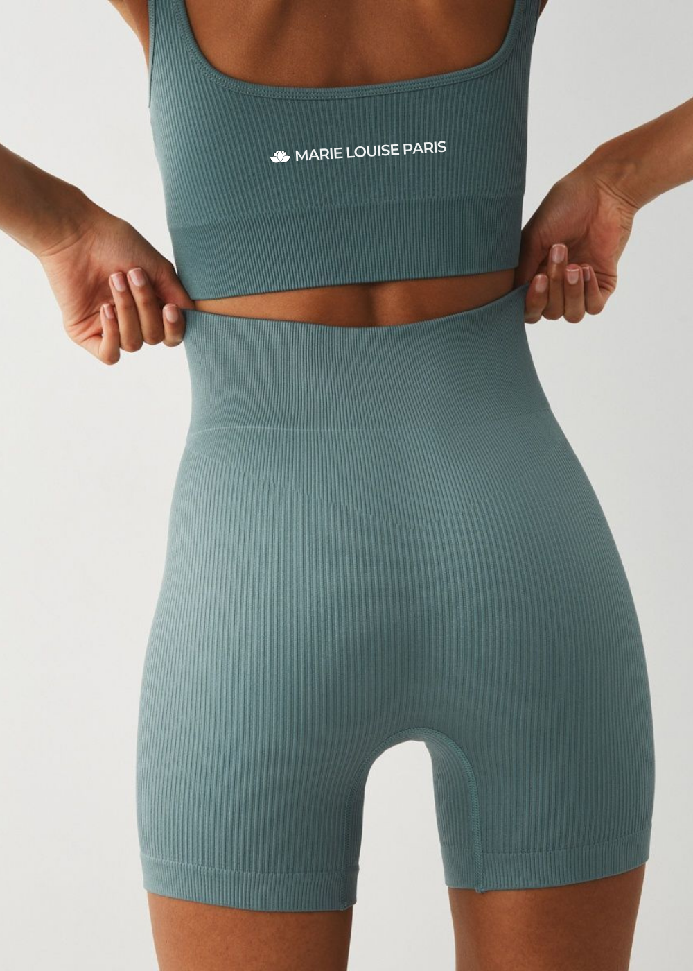 Ensemble Biker - FitBasic - Bleu 2.0 - Vente Finale Marie Louise Paris