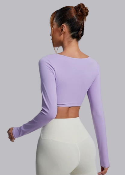 Tee-shirt Manche Longue - Brassière intégrée - Elena Marie Louise Paris