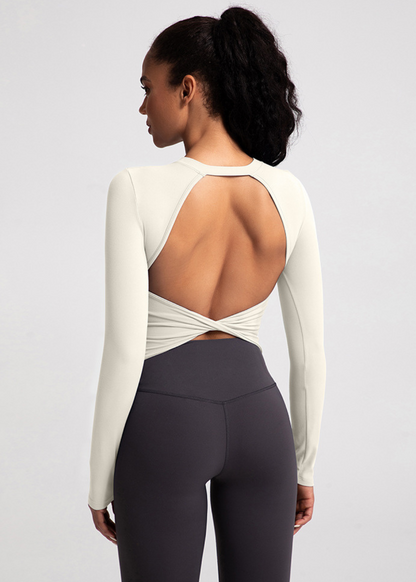 Tee-shirt Noeud - Manche Longue - Brassière Intégrée Marie Louise Paris