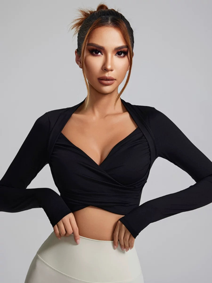 Tee-shirt Manche Longue - Brassière intégrée - Lola Marie Louise Paris