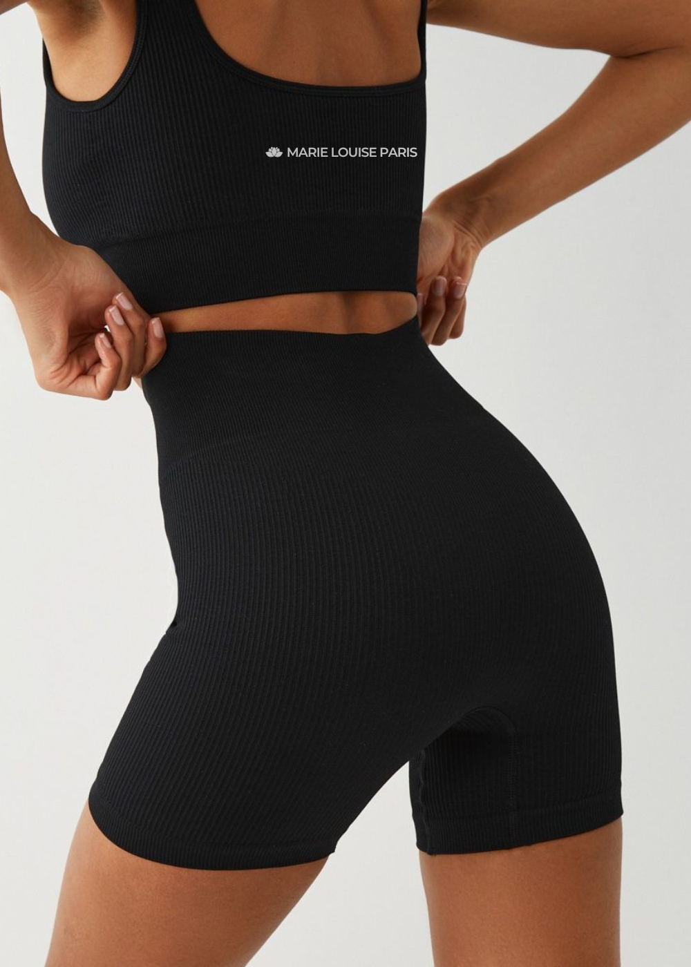 Ensemble Biker - FitBasic - Noir 2.0 - Vente finale Marie Louise Paris